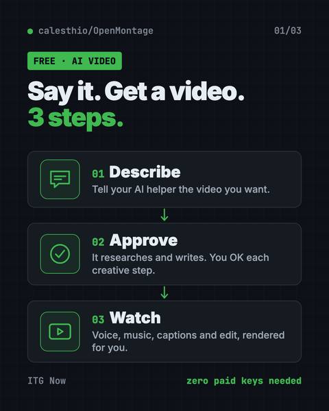 First infographic from the OpenMontage guide
