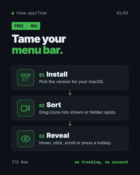 First infographic from the Thaw guide