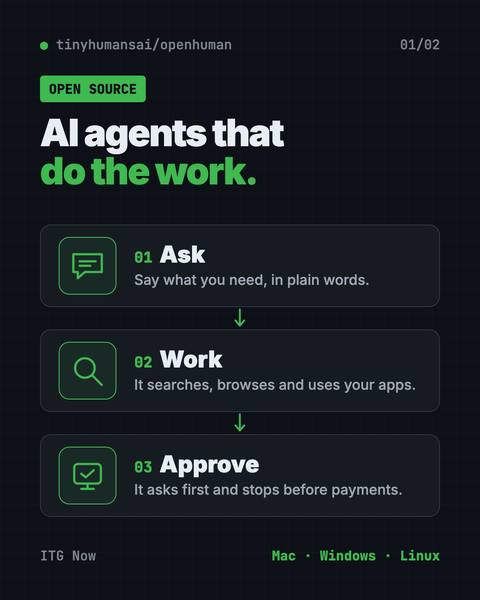 First infographic from the OpenHuman guide